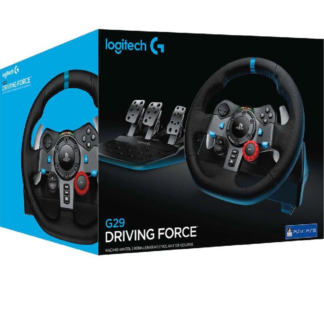 لوجيتك درايفينج فورس G29 عجلة  لوجيتك |  قيادة للالعاب مع الدواسات